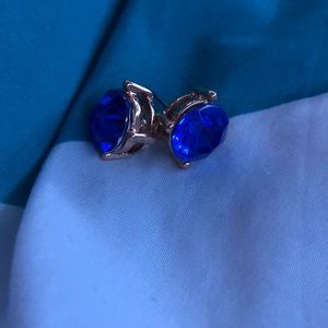 blue earrings